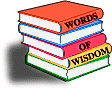 Words Of Wisdom Books Clip Art